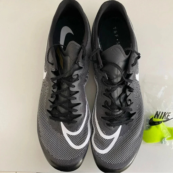 Nike Ja Fly 4 Track Field Sprinting Spikes Black White Gold Men’s 13 DR2741-001 - Picture 2 of 13
